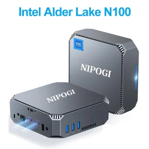 NIPOGI AK2Plus Mini PC Intel 12th Gen 11 Gaming Computer